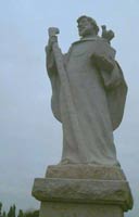 Statue de Saint-Colomban
